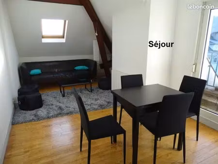 appartement meublé f3 de 53 m2 bon état  saint-dié centre  près de la poste