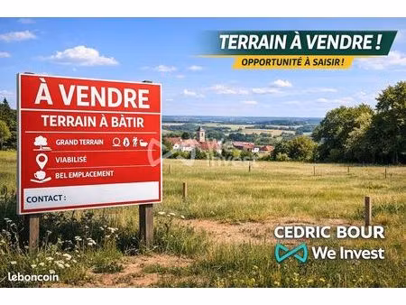 terrain 3379 m² villers-cernay