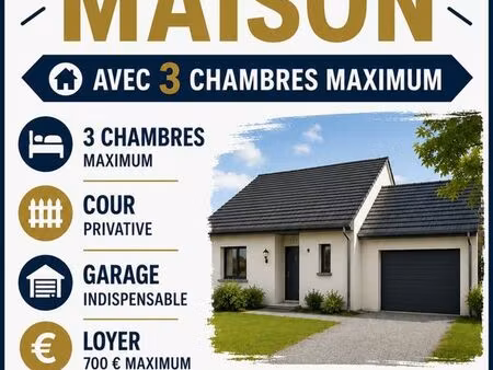 recherche maison a louer