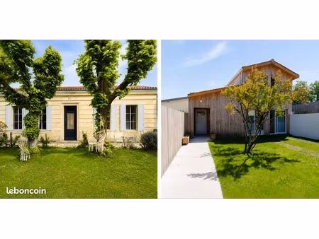 2 maisons indépendantes renovees dont 1 louée ensemble immobilier  piscine  centre blanque