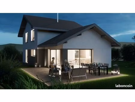 projet de construction d'une maison 137 m² avec terrain à larringes (74)