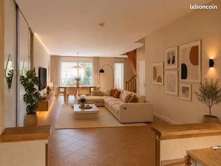 appartement de 100 m² à 5 min de la plage