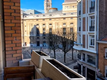 t5 meublé d'exception 150m² - 4 chambres  2 balcons - vue opéra - hyper-centre lille (gran