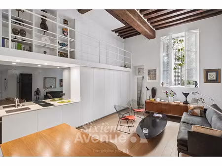 vente appartement 2 pièces 43.11 m² à paris 4ème (75004)  890 000 €