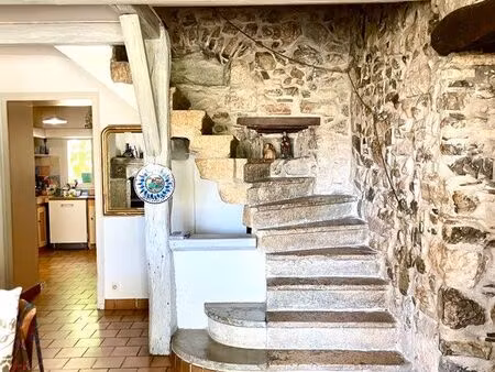 maison de village en pierre 172 m² à st rémeze  sud ardèche