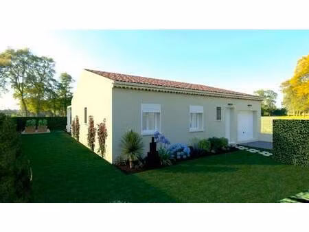 terrain avec maison neuve à vendre