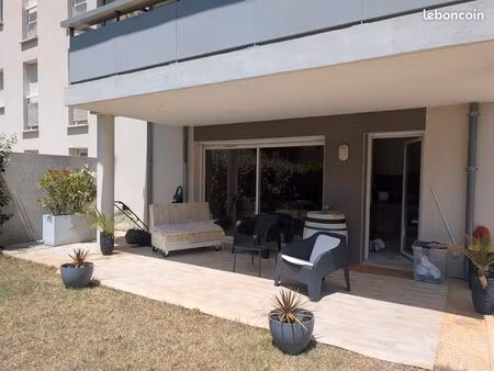 rez de jardin 2 pièces 57m2