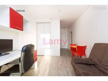 studio 1 pièce 17 m²