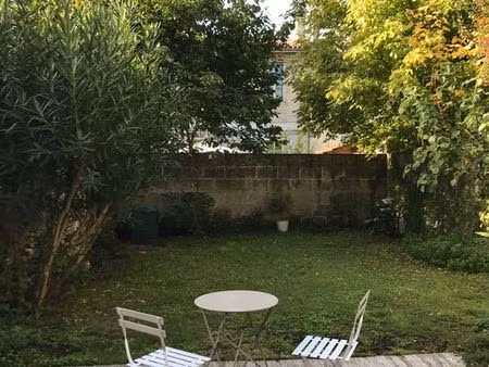 loue grand meublé t3 avec jardin - 90m²  bordeaux (33)
