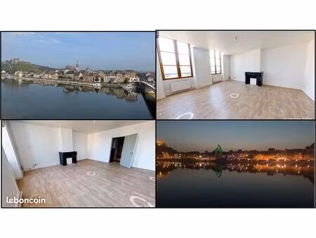 givet centre – grand t3/t4 de 114 m²  vue meuse – 760 cc