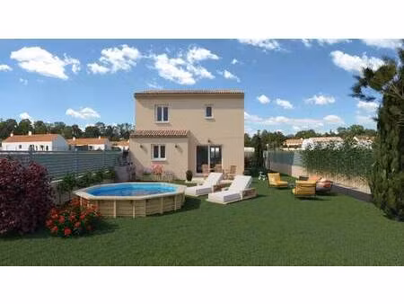 terrain avec maison neuve à vendre