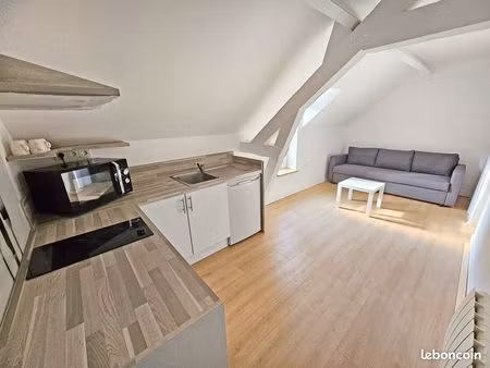 studio meublé 18 m² – douvres-la-délivrande centre
