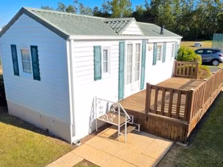 mobil-home dans un parc résidentiel