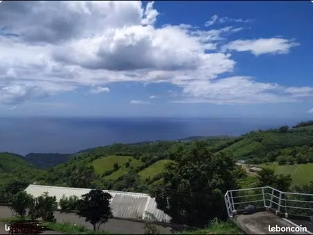 terrain de 422 m2 viabilisé avec vue mer 360 hauteur bellefontaine