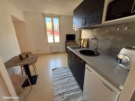 appartement studio meublé 25m2 avec balcon et parking privatif - proche frontière suisse