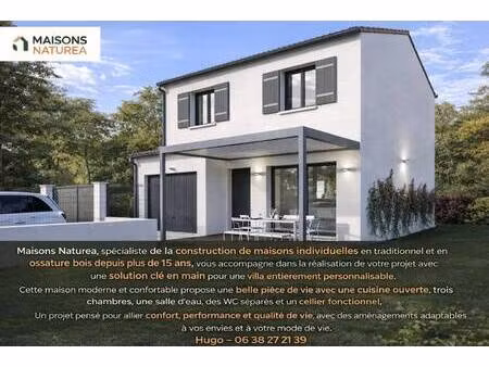 terrain avec maison neuve à vendre