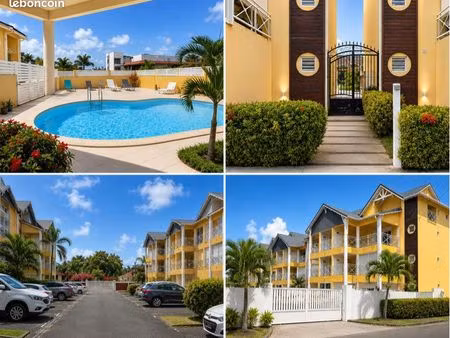 ? t3 climatisé – 60 m² + terrasse de 15 m² – piscine – résidence sécurisée « fleurs de par