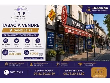 fdj  presse  tabac 38 m² arpajon