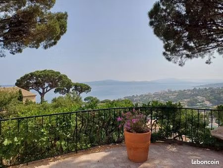 maison belle vue mer sainte maxime