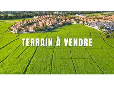 terrain constructible à vendre