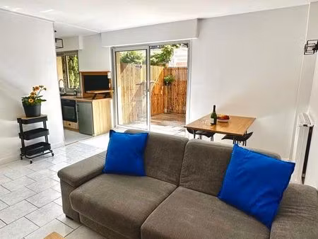 studio 27m² avec terrasse/rez de jardin 14m² - dpe d