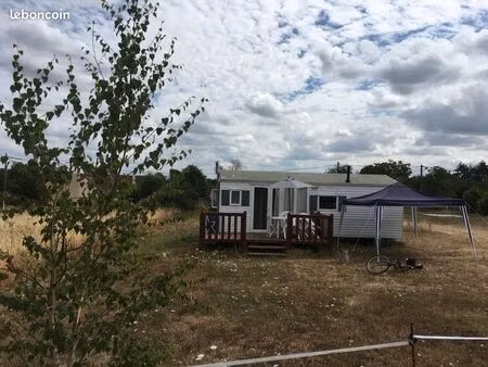 terrain avec mobile home viabilisé