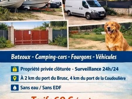 emplacement gardiennage bateau vehicule
