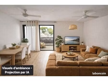 appartement 3 pièces 66 m²