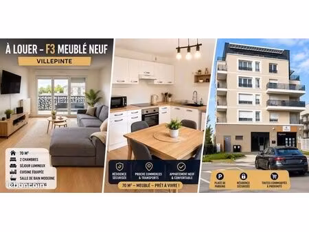 apt f3 villepinte