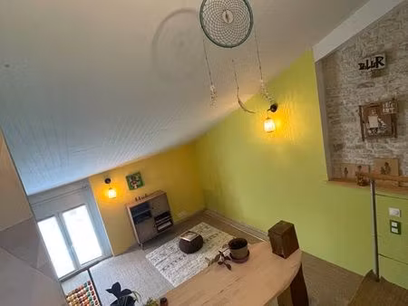 vieille charentaise rénovée par un artiste – loft atypique 80 m²  3 mezzanines  environnem