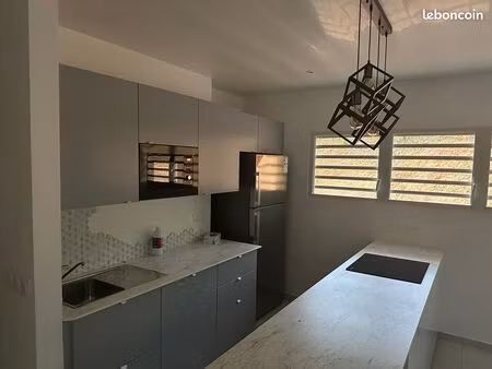à louer – villa t4 avec jardin – quartier la chaumière matoury