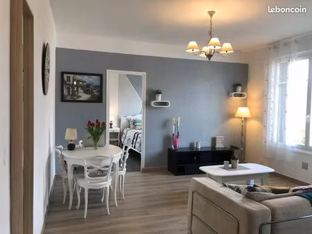 beau f2 49m2 meublé calm  pas vis à vis  limite rueil  proche boule  quartier mont valérie