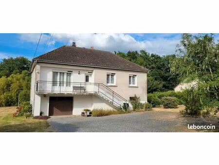 maison 3 chambres – 4 330 m² de terrain – pompe à chaleur – garage – 11 min guéret – 125 0