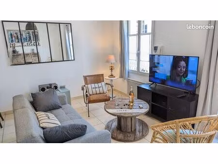 maison 3p - déco soignée - 61m² - mer à 350m - aux huttes