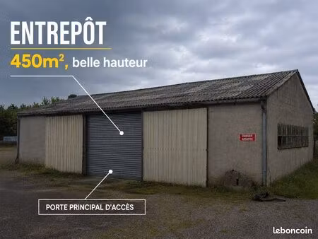 entrepôt 450m2