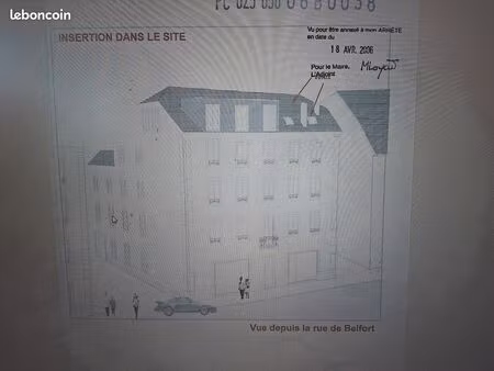 immeuble 13 appartements et 2 commerces 21 rue de belfort besançon