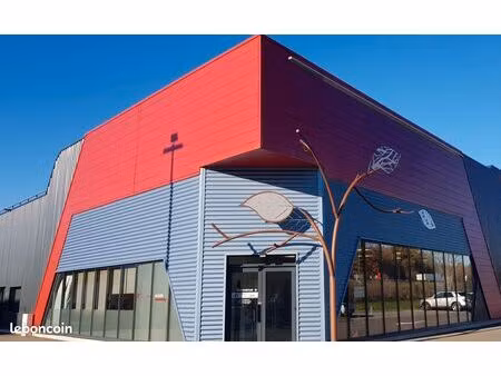emplacement n°1 : cellule 375 m² + mezzanine / bureaux + atelier / za de l'allan vieux cha