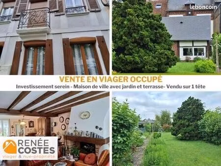 maison de ville en viager 3 pièces 80 m²