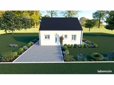 projet de construction d'une maison 62.73 m² avec terrain à bennecourt (78)