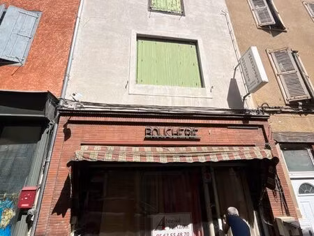 immeuble de caractère – ancienne boucherie avec habitation – centre de réalmont – 60 000