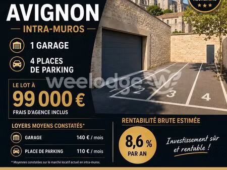 parking/box 30 m² avignon