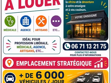 loue local commercial