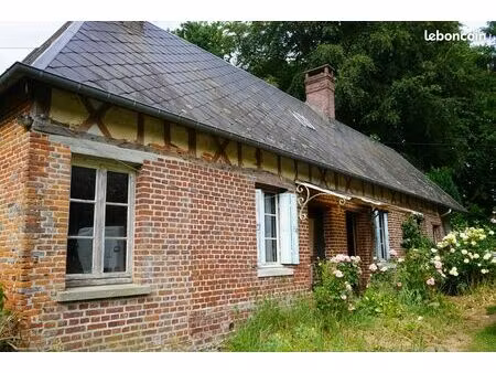 maison de caractère à rénover avec dépendances sur 1 5 hectares – ancourteville-sur-hérico
