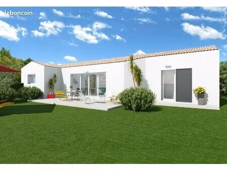 projet de construction d'une maison 3 chambres de 96.73 m² sur un terrain à bâtir de 628 m