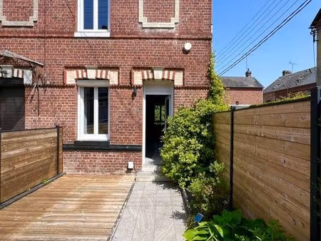 maison de ville 3 chambres – 73 m² au sol – terrasses – parking privatif – le houlme