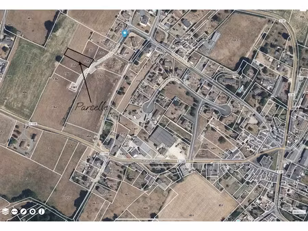 vente terrain 993 m² à dissé-sous-le-lude (72800)  24 210 €