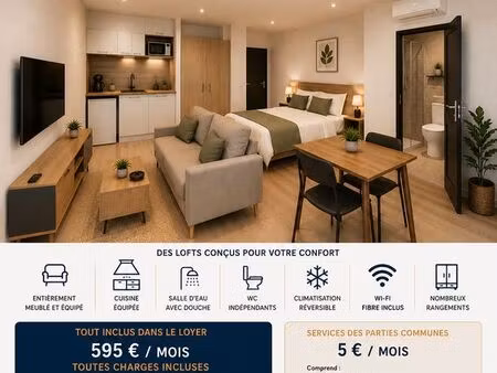 loft meublé tout compris - disponible 2027 - sarlat