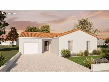 projet de construction d'une maison 70 m² avec terrain à mauleon (79)
