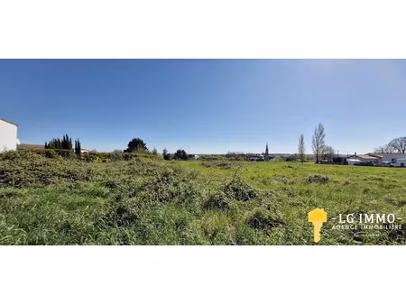 vente terrain 1222 m² à mortagne-sur-gironde (17120)  30 500 €