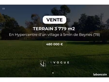 terrain 3779 m² montainville
